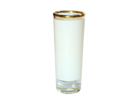 Vaso Chupito 3oz Borde Dorado