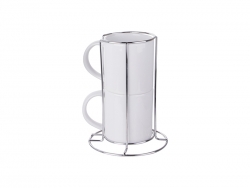 Sublimation 2 Piece 8oz Stackable Mug Set