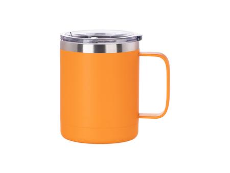 Taza Acero Inoxidable 10oz/300ml Recubierta de Polvo (Naranja)