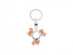 Sublimation Fidget Spinner Key Ring (Dog)