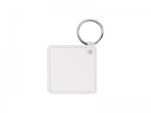 Sublimation PU Leather Key Chain (Diamond)