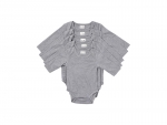 Sublimation Blanks Baby Onesie Long Sleeve(Gray)