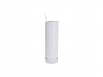 Sublimation Blanks 20oz/600ml White Stainless Steel Tumbler with White Bluetooth Speaker