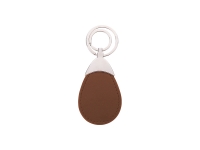 PU Leather Key Chain (Water drop, Brown)