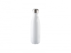 Sublimation 17oz Stainless Steel Coka Shaped Bottle (White)