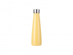 Garrafa Pirâmide Inox 14oz/420ml (Amarelo)