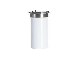 Tumbler Travel Inox 22oz/650ml com Tampa de Clique (Branco)