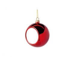 Bola Adorno de Navidad 8cm Insert No Incluido (Rojo) Cantidad Mínima: 100 unidades