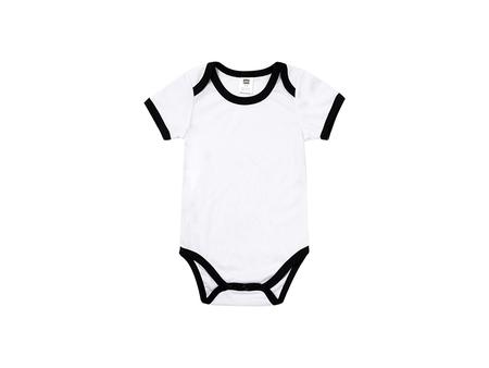 Mono Bebé Manga Corta Talla XL (Borde negro,12-18M)