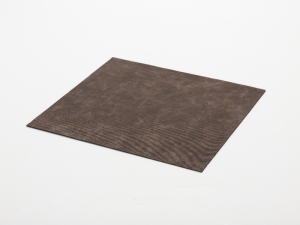Craft Laserable Leather Sheet (Dark Brown/Black Base, 30.5*30.5cm/ 12*12in)