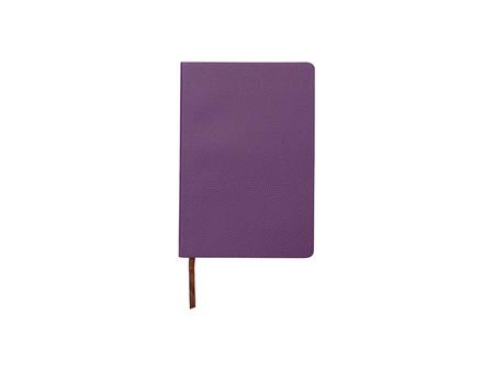 Basketball Pattern Engraving Leather Notebook(Purple W/ Black,14.7*21*1.2cm)