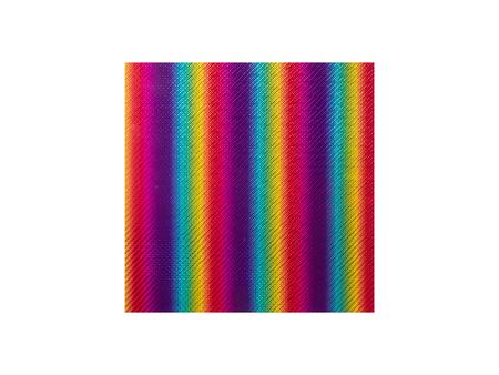 Adhesive Holographic Rainbow Vinyl(Twill Pattern, 12in*12 in)