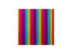 Adhesive Holographic Rainbow Vinyl(Twill Pattern, 12in*12 in)