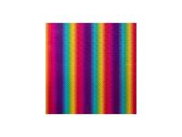 Adhesive Holographic Rainbow Vinyl(Twill Pattern, 12in*12 in)