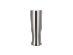 25oz/750ml Vase Shaped Pilsner Style Beer Tumbler(Plateado)