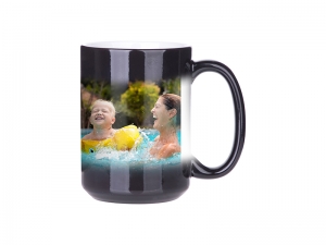 Sublimation 15oz Color Changing Mug (Black)