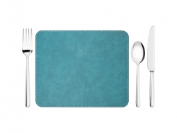 Sublimation 19*23cm PU Leather Placemat (Green)