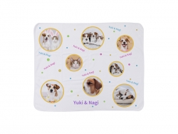 Sublimation Blanks Fleece Pet Blanket (101*127cm/39.76&quot;x50&quot;)