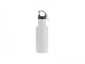 Sublimation 600ml Aluminium Water Bottle (White)