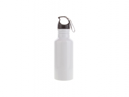 Sublimation 600ml Aluminium Water Bottle (White)