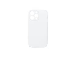 Sublimation Blanks iPhone 14 Pro Max Cover w/o  insert (Rubber, White)