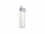 Sublimation Blanks 32oz/950ml Glass Sports Bottle w/ Grey Straw Lid