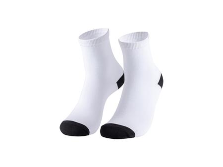 Calcetines Tobilleros Sublimación (Mujer, Blanco)