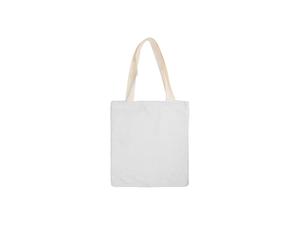 Sublimation Blended Plush Tote Bag(White w/ White,34*37cm)