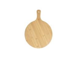 12&quot; Engraving Bamboo Pizza Board(32*44*1cm,Round Shape)