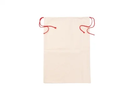 Wholesale small polyester drawstring bag, Sublimation blank, White  drawstring bag