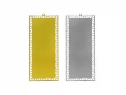 Marque­-pages métalliques dorés lot de 10 pièces Sublimation Transfert Thermique