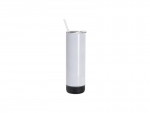 Sublimation Blanks 20oz/600ml White Stainless Steel Tumbler with Black Bluetooth Speaker