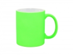 Sublimation 11oz Fluorescent Mug(Frosted, Bright Green)