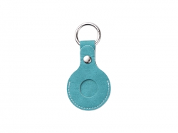 Sublimation Blanks PU AirTag Keychain Holder(Green)