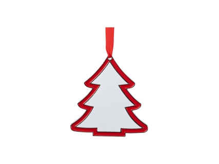 3” Sublimation Blank Christmas Tree Metal Ornament