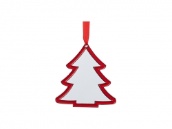 3” Sublimation Blank Christmas Tree Metal Ornament