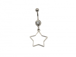 Sublimation Belly Button Ring(Star)