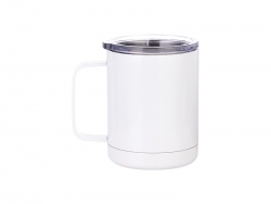 Caneca Café Inox 10oz/300ml  (branco)