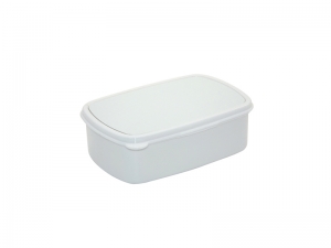 Sublimation Plastic Lunch Box (White)