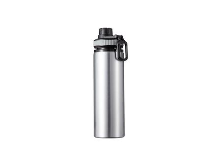 Botella Aluminio 25OZ/850ml Tapa Gris (Plateado)