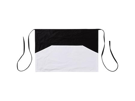 Delantal Adulto Negro con Bolsillo en Forma de T (41*60cm)