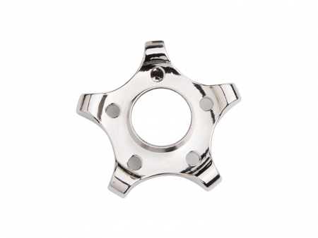 Spinner(Engrenaje Pentagonal, plateado)