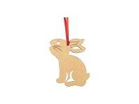 Sublimation Blanks Double-sided Plywood Ornament (Easter Bunny)