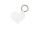 Sublimation Blanks Acrylic Keyring(Heart, 5.6*5*0.4cm)