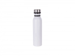 Sublimation 20oz/600ml Stainless Steel Flask w/ Portable Lid (White)