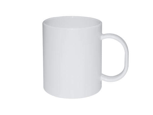 Taza Plástico Blanca Sublimación