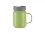 Sublimation Blanks 20oz/600ml Glass Mason Jar w/ Silicon Lid (Green)