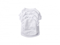 Camiseta Sublimación Mascota Talla XXL (Blanco)