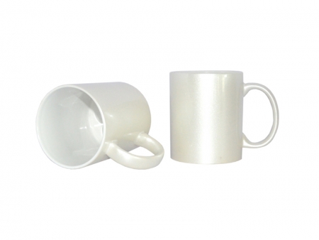 Sublimation 11oz Sparkling Mug(Pearl White)