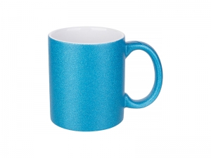 Sublimation 11oz/330ml Glitter Mug (Blue)